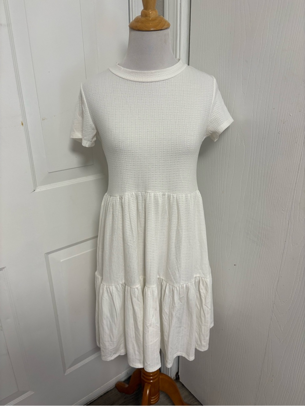See You Monday Dress White